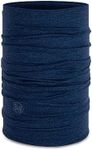 Buff Neckwear Merino Midweight Unisex adults, Melange Cobalt
