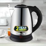 IBELL Sek150L Premium Electric Kettle 1.5 Litre,1500 Watts, Stainless Steel, Auto Cut-Off Feature (Silver)