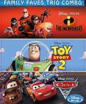 Family Faves Trio Combo - The Incredibles/Toy Story 2/Cars 2