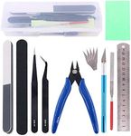 14PCS Gundam Tools Kit Gunpla Tool Kit Gundam Moddeler Tools Craft Set Bandai Tool Kit for Hobby Car Airplane Ship Cartoon Miniature