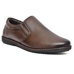 HEALTH FIT Men's Super Soft Ortho Comfortable with Soft Sole Ultra-Lightweight for Gents Luxury Formal Shoes BR 1266 UK-7 Brown