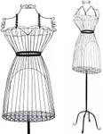 Female Metal Steel Wire Mannequin Dress Form