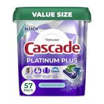 Cascade Platinum Plus Dishwasher Detergent Pods, Dish Detergent Soap, Mountain Scent, 57 Count