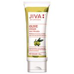 Jiva Olive Cream 100gm | 100% Ayurvedic Formula, Free From Paraben & Silicone | Prevents Pimples, Acne, Wrinkles, & Dullness | Boosts Collagen & Prevents Aging | Ideal For All Skin Types (Pack of 1)