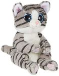 TY Toys Beanie Babies Cat Mitzi - 15 CM, Gray,2009121