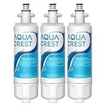AQUA CREST 469690 ADQ36006101 Refrigerator Water Filter, Replacement for LG® LT700P®, LT700PC, Kenmore® 9690, 46-9690, Pack of 3