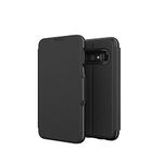 Gear 4 Oxford Folio Designed for Samsung Galaxy S10+ Case, Advanced Impact Protection by D3O, Booklet Case – Black