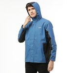 Zeel Raingear Stylish Rain Jacket for Men Waterproof for Bike Riders with Adjustable Hood along with inner pockets,Waterproof Rainwear with Lightweight Polyester Jacket, ZRS013