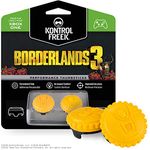 KontrolFreek Borderlands 3 para Xbox One y Xbox Series X/S | Performance Thumbsticks | 2 Alturas medias, convexo | Amarillo.