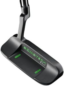 BombTech Golf - Blade Putter with High MOI Mallet Design - Premium Traditional Blade Putter - 2 Alignment Aids Help in Better Aim - Designed to Hit Where You Want