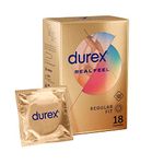 Durex Real Feel Condoms Latex Free Regular Fit 18s