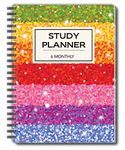 Nourish A5 Study Planner For 6 Months Undated Hardcover, A Must Have For All Students