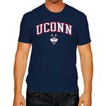 Campus Colors NCAA Adult Gameday Cotton T-Shirt, Navy, Large