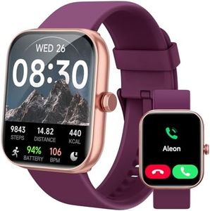 Smart Watch for Women Men, Smartwatch for iPhone & Android Bluetooth (Answer/Call) Built-in Alexa, 1.91" HD Fitness Tracker with 105+ Sport Modes, IP68 Waterproof, Sleep/Heart Rate/SpO2/Stress Monitor