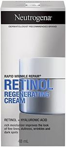 Neutrogena Rapid Wrinkle Repair Regenerating Cream - Retinol Face & Eye Moisturizer - Hyaluronic Acid Serum- 48 mL