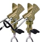 GOLDEAL Rod Holders for Bank Fishing,Bank Fishing Rod Rack Stand,Fish Pole Holder for Beach,360 Degree Adjustable.(2 Pack)