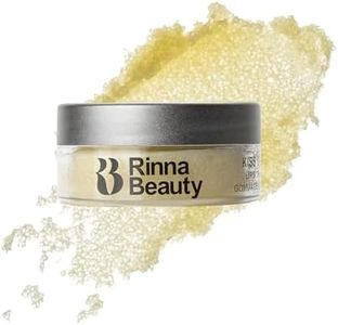 Rinna Beauty Kiss Off Lip Scrub - Lip Exfoliator to Smooth, Nourish & Hydrate with Coconut Oil, Carrot Seed Oil, Cocoa Butter, Shea Butter & Natural Sugar - Vegan & Cruelty-Free - 0.53 oz