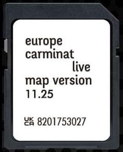 Carte SD Navigation GPS Europe 2024-11.25 - Compatible avec Renault Tomtom Live
