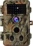 Wildlife Camera with Night Vision Motion Activated, 32MP 1296P IP66 Waterproof Wildlife Trail Cameras, 940nm No Glow IR LEDs camera trap, 0.1s Trigger Time