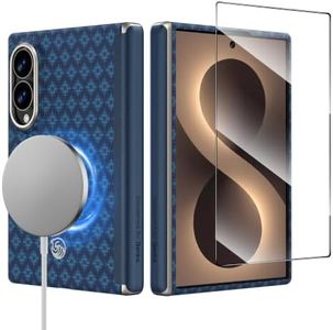 BENKS for Samsung Galaxy Z Fold 8 Case with Screen Protector, MagSafe Compatible Kevlar Case with Hinge Protection, Magnetic 3-in-1 Slim Protection Set, ArmorGrid Air Grand Combo