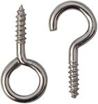 20 x Hooks and eyes 25mm net wire c