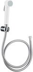 GROHE Tempesta-F Trigger Spray 30 Wall Holder Set with Trigger Control Hand Shower Easy-Clean Design In Durable Chrome and Pure White Finish Twistfree Hose Made In Germany 27812IL1