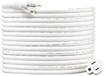 Amazon Basics 25-Foot Extension Cord - 13 Amps, 125V - White