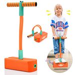 Toyzey Gifts for Boys Girls 3-12 Year Old,Indoor Toys for Kids Toys for 4-12 Year Old Toys for Age 5 6 7 Kids Christmas Toy 4-12 Year old Kids Pogo Jumper Stick Easter Gifts Orange