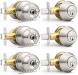 Probrico 3 Pack Exterior Door Lock 