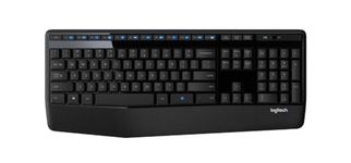 Logitech K345 Wireless Keyboard - Full-Sized Keyboard with Palm Rest, 2.4 GHz Wireless USB Receiver - for PC, Laptop