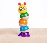 Baby Einstein by Hape E11651 Stacking Caterpillar Colourful 7.3 x 19.5 x 6 cm