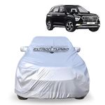 ELTRON TURBO Car Body Cover for Creta Car Full Vehicle Protection, Waterproof, Dustproof Silver Colour Custom fit for Creta (Pack of 1)