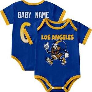 KREDE Los Angeles R Baby Clothes Custom Short Sleeves for Baby Boy Gifts