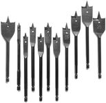 YUENTOEN 11Pcs Spade Drill Bit Set,