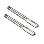 uxcell Metric Machine Tap M8 x 1.25 H2 High Speed Steel 3 Straight Flutes Screw Tapping Threading Machinist Repair DIY Tool 2pcs