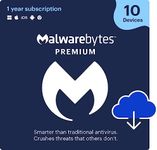 Malwarebytes Premium | 1 Year, 10 Device | PC, Mac, Android [Online Code]