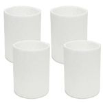 Smilefil 4 Pack Premium Replacement Post Filter Sleeve Compatible with IQAir GC MultiGas Series Air Purifiers – Electrostatic Media Captures Dust, Fine Particles and Improves Indoor Air Quality