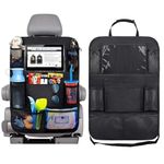 2pcs Car Organiser Car Seat Organiser,Kids Toy Storage,Multi Pocket Car Back Seat Organizer with 10 inch iPad Tablet Holder,for Kid Tablet Holder Drinks Bottles Snacks Books Toy Car Travel Accessories