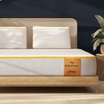 SleepyCat Latex Mattress | 10 Years Warranty | Firm, Orthopedic 8-inch Hybrid Bed Mattress with Pinhole Tech Latex & Memory Foam Layers | 5-Zone Support and Bamboo Cover (Queen Size, 78x60x8inches)