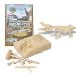 Kidology Dinosaur Fossil Digging Kit for Kids | Dino Fossil Dig Kit Model Toys | Dinosaurs Skeleton Set Science Kit Educational Realistic Toys Gifts for Kids, Boys, Girls (Dinosaur)