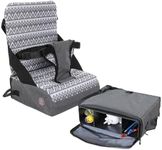 Dreambaby Grab 'n Go Booster Seat with Adjustable Securing Straps - Toddler Booster Seat for Eating - Compact, Lightweight & Portable - Fits Most Dining Chairs