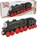 Thomas & Friends Wooden Railway, Hiro Toy Train, Push-Along Engine and Coal Car for Kids Ages 2 and Up