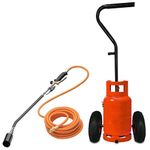 Sherpa Professional Gas Weed Burner and Trolley Kit