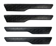 CARIZO Car Front and Rear Corner Bumper Guard Protector | Black | Anti-Collision | Anti-Scratch Bumper Protector | Pack of 4 | Compatible with Kia Seltos