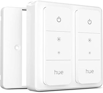 IYOKI® Classic Switch Cover for Philips Hue Dimmer V2, Compatible with Hue Switch Cover, Remote Light Switch Plate Adapter, 2-Gang (1-Pack)