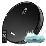 Venga! Robot Vacuum Cleaner with Mop, Easy to Use, 6 Cleaning Modes, Quiet Action, Black, VG RVC 3000 BK BS