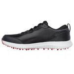 Skechers Men's Max Fairway 4 Lightweight Spikeless Golf Shoe Sneaker, Black/Red, 12 Wide