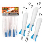 The Original Stomp Rocket Jr. Glow Rocket Refill Pack, 3 Rockets - Outdoor Rocket Toy Gift for Boys and Girls- Ages 3 Years and Up