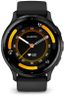 Garmin Venu 3 Slate Stainless Steel Bezel 1.4-Inch AMOLED Touchscreen Display Smart Watch with 45mm Black Case and Silicone Band