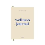 Papier Daily Wellness Journal Diary - Beige | Hardback Cover A5 Wellbeing, Gratitude & Mindset Diary for Personal Growth, Mindfulness & Reflection | Track Goals, Sleep & Lifestyle Habits